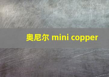 奥尼尔 mini copper